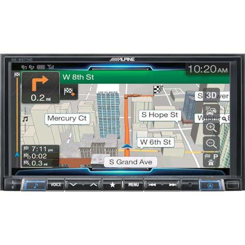 Alpine INE-W977HD Mech-Less 7-inch Audio/Video/Navigation (AVN) System