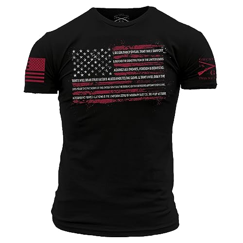 Grunt Style The Oath Men's T-Shirt (Black, X-Large)