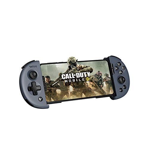 Flydigi Wee2T Mobile Game Controller Telescopic for Android of MOBA Games, Compatible with Mobilephone of 3.5-6.3 Inch (75-165mm). Not Support iOS 13.4 and Above
