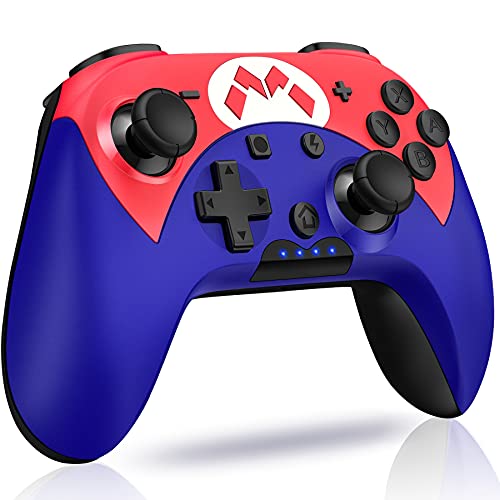 FLIEEP Switch Controller - Wireless Switch Pro Controller for Switch/Switch Lite/Switch OLED with 3 Levels Turbo Function, 4 Levels Adjustable Vibration, Six-Axis Motion Control, One-Key Wake up