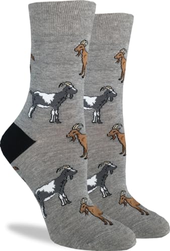 Good Luck Sock Women's Goats Socks, Adult, Shoe Size 5-9