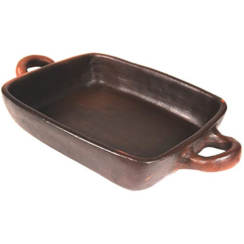 Ancient Cookware Pomairewre Clay Rectangular Roasting Pan, 2.5 Quarts