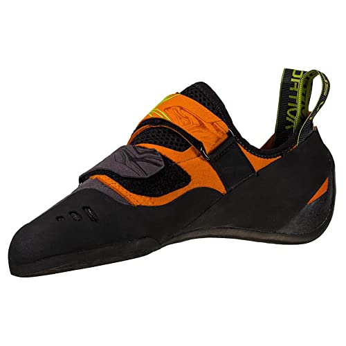La Sportiva Mens Mistral Rock Climbing/Bouldering Shoe, Hawaiian Sun/Lime Punch, 10.5-11