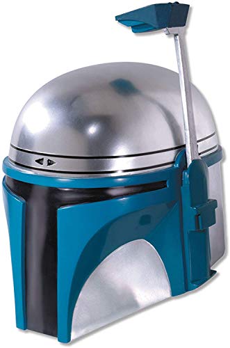 Rubie's mens Star Wars Deluxe Injection Molded Adult 2-piece Jango Fett Mask Costume Accessory, Multicolor, One Size US