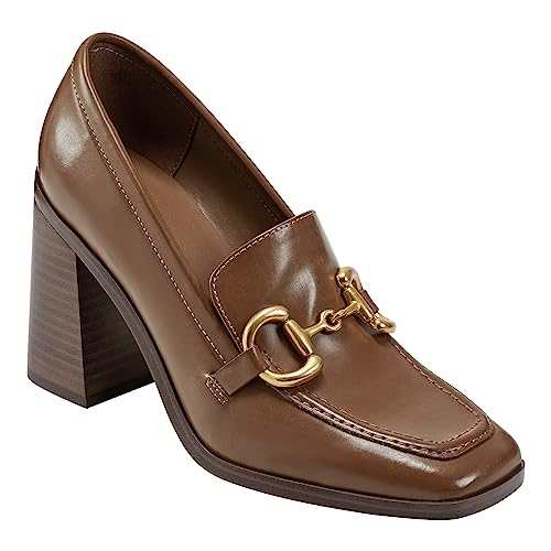 Marc Fisher Women's HARLAE Pump, Brown 120, 8.5