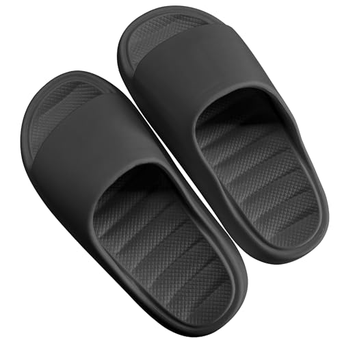 Cloud Slippers For Women and Men,Shower House Slide Sandals, Lightweight Soft Pillow Slippers,Non-Slip