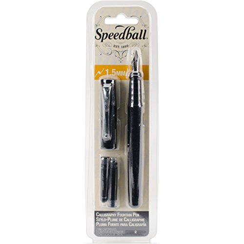 Speedball 002901 Calligraphy Fountain Pen 1.5mm - Fountain Pen - 1.5mm - Black Ink