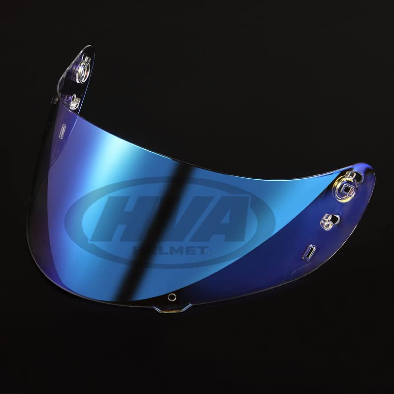 ICON IC04 Airframe Pro Airmada Airform Motorcycle Helmet Shield Uv Protection Motorcycle Visor Lens Helmets Accessories (Revo Blue)