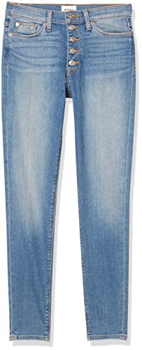 Hudson Jeans Women's Ciara High Rise Ankle Super Skinny Exposed Buttonfly Jean, Reality, 27