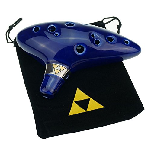 'Cheffort' 12 Hole Ocarina From Legend of Zelda,alto C Ocarina with Protective Bag,Buy zelda ocarina,12 hole zelda ocarina,ocarina of time,Ocarina Play by Link in Zelda