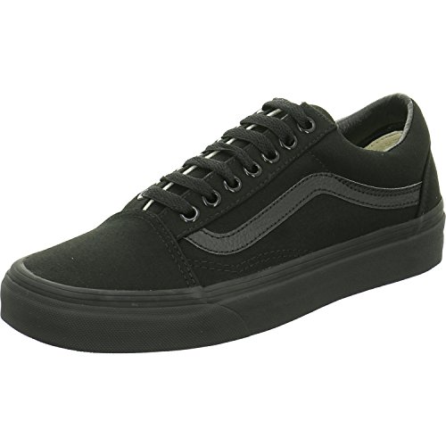 Vans Adult Old Skool Core Classics, Black/Black size 11men's