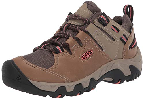 KEEN Women's Steens WP Hiking Shoe, Brown, 8