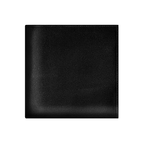 DAISYSILK Silk Pocket Squares for Men Silk Black Hankerchief Mulberry Black Silk Pocket Square for Men Black Pocket Squares 12'x12' Father's Day Christmas Valentine's Day Father's Day Gifts