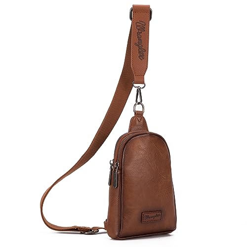 Wrangler Crossbody Sling Bags for Women Cross Body Purse with Detachable Strap Women Gift