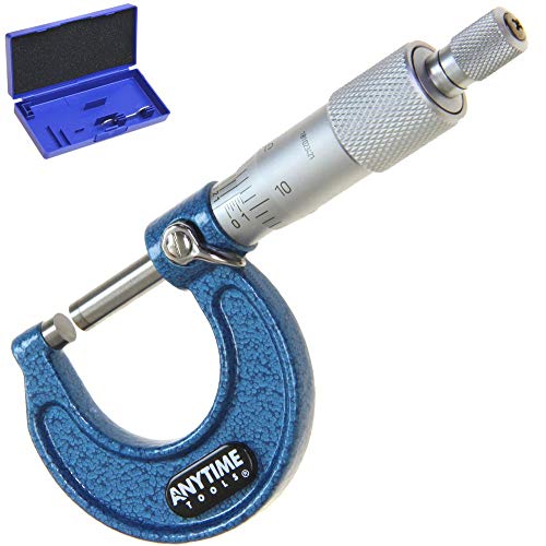 Anytime Tools Micrometer 0-1' /0.0001 Outside Premium Precision Machinist Tool