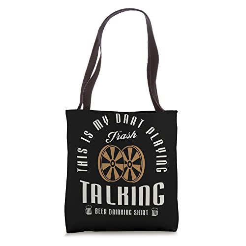 Dart Playing Trash Talking Beer Drinking Darts Dart Tote Bag
