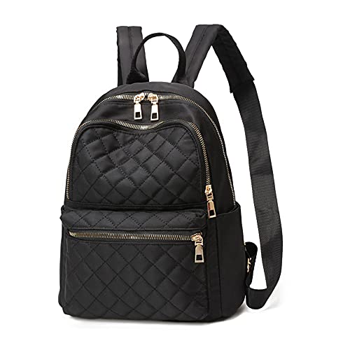 PAOIXEEL Small Lightweight Backpack Purse for Women Water-resistant, Anti-theft Mini Backpack, Black, Small