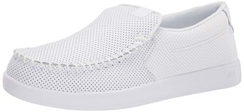 DC mens Villain 2 Skate Shoe, White, 8.5 US