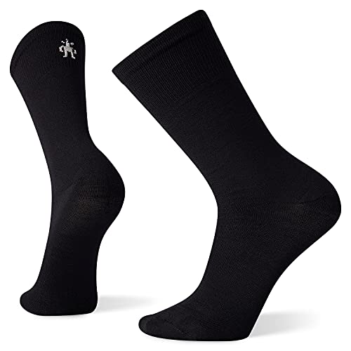Smartwool SW001650001L Hike Classic Edition Zero Cushion Liner Crew Socks 1pieces, Black L
