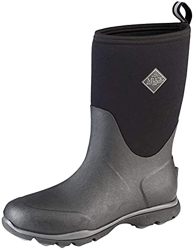 Muck Boot Men's Arctic Excursion Mid Boots, Black, Neoprene, Rubber, 11 M