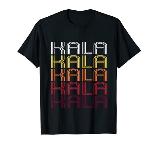 Kala Retro Wordmark Pattern - Vintage Style T-shirt