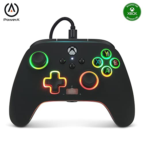 PowerA Spectra Infinity Enhanced Wired Controller for Xbox Series X|S- Black, Officially Licensed for Xbox