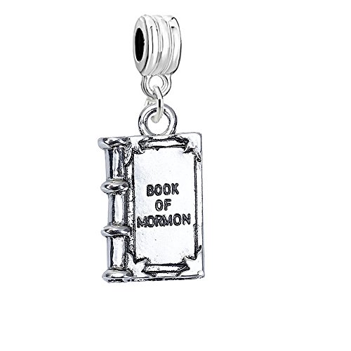 Sexy Sparkles Religious Book of Mormon Charm Spacer for European Bracelets
