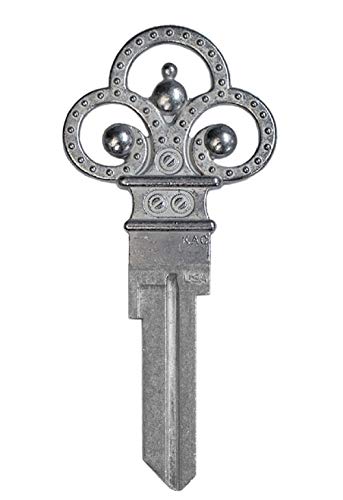 Lucky Line FORGED Key Shapes, SKELETON KEY - House Key Blank, KW1/11, 1 key (B303K)
