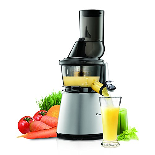 Kuvings Whole Slow Juicer Elite C7000S - Higher Nutrients and Vitamins, BPA-Free Components, Easy to Clean, Ultra Efficient 240W, 60RPMs-Silver, 25