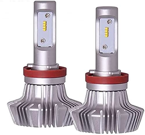 Piaa H11 All-Weather LED Bulbs, 4000K - 12/24V 24W - Twin Pack, White (24-17511)
