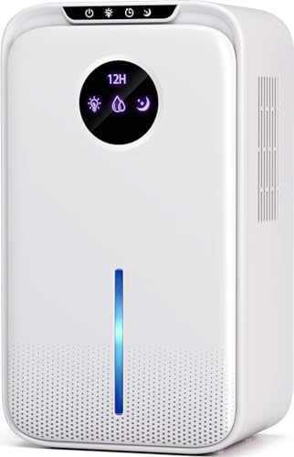 Dehumidifier,88OZ Dehumidifier for Bedroom With Drain Hose Quiet Small Dehumidifier for Bathroom Home Room Basement Portable Mini Dehumidifiers for RV Closet （800Sq.ft)