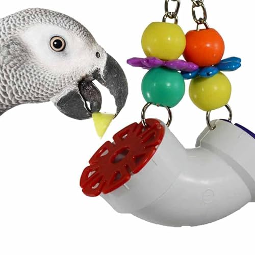 Super Bird Creations SB751 PVC Forager Bird Toy, Medium/Large Bird Size, 3” x 5” x 8”