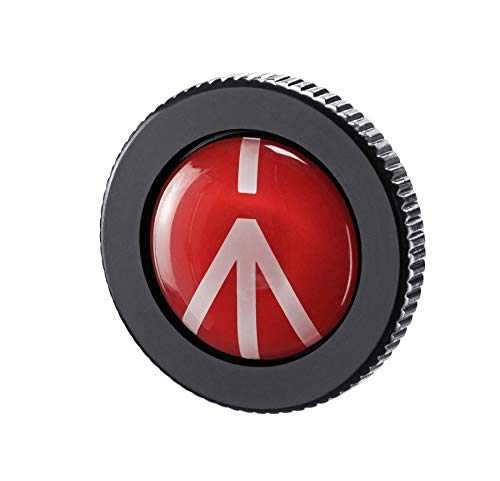 Manfrotto Compact Solid Aluminum Compact Quick Release Plate for Compact Action Tripod, Black (ROUND-PL)