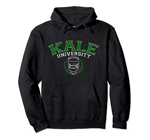 Vintage Kale University Motto Pullover Hoodie