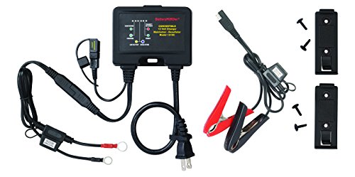 BatteryMINDer 1215C: 12 Volt-1.5 AMP Convertible Multi-Use On-Board, Benchtop Battery Charger, Battery Maintainer, and Battery Desulfator - Designed for Cars, Trucks, Motorcycles, ATV, Boat, RV