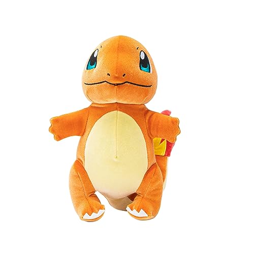 Pokémon Charmander Select Velvet Plush - 8-Inch Charmander Plush with Unique Velvet Fabric and Authentic Details