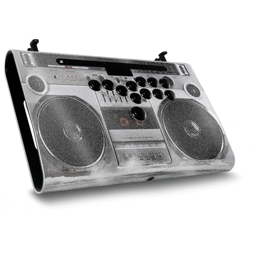 Glossy Glitter Gaming Skin Compatible with Victrix Pro FS-12 - Booming Box - Premium 3M Vinyl Protective Wrap Decal Cover - Easy to Apply | Crafted in The USA by MightySkins