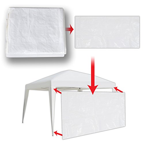 Strong Camel 13'x6.4' Sidepanels for 10'x13' EZ Pop Up Canopy Tent Gazebo Sidewall (1 Pcs Without Windows)