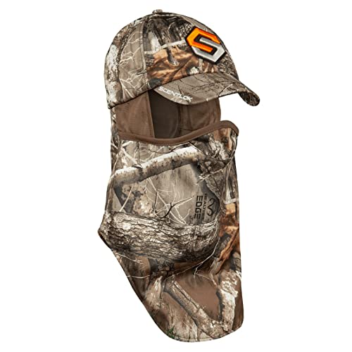 ScentLok - Full Season Midweight Ultimate Camo Headcover for Hunting (Realtree Edge, OSFM)