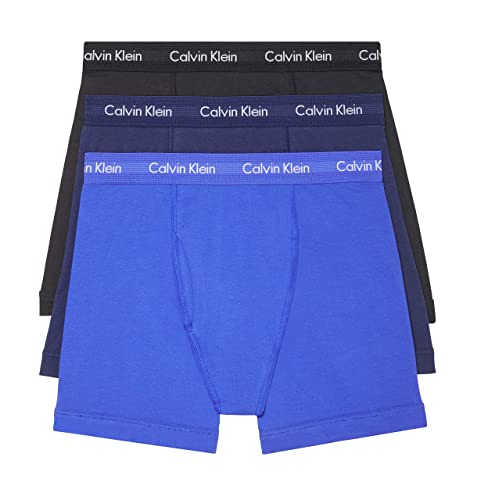Calvin Klein Men's Cotton Stretch 3-Pack Boxer Brief, M
