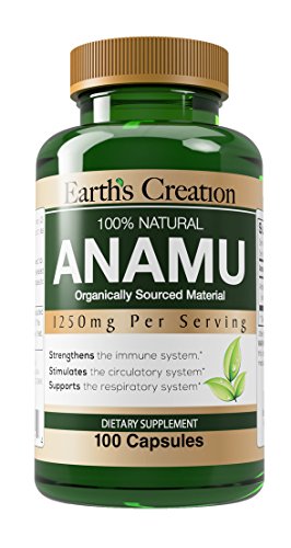 Earth's Creation Anamu 1250mg 100% Organically Grown - 100 Capsules