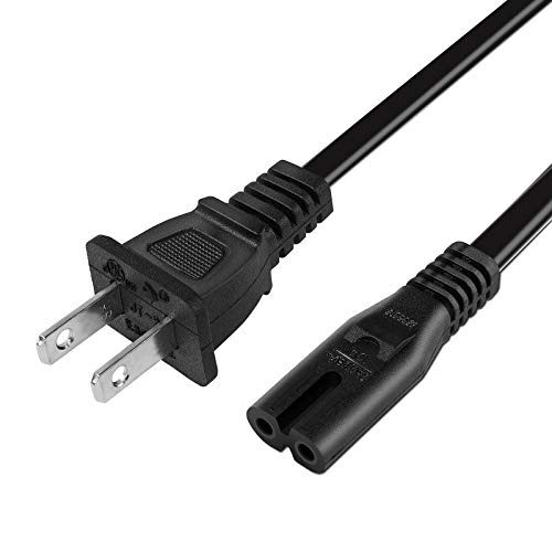 8FT Power Cord Compatible with PS5 PS4 PS3, Xbox Series S/X, Xbox One S/X, Samsung TCL Sharp Toshiba Insignia LG TV AC Wall Cable Replacement