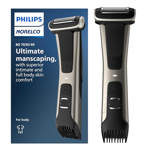 Philips Norelco Bodygroom Series 7000 Showerproof Body & Manscaping Trimmer & Shaver BG7030/49