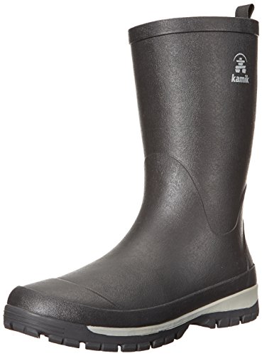 Kamik Men's Lars Rain Boot, Black, 11 Medium US