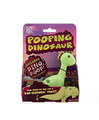 Boxer Gifts Novelty Pooping Dinosaur Sweet Dispenser | Holds Tasty Dino 'Poop' Jelly Beans Candy | Great Novelty Gift For Kids