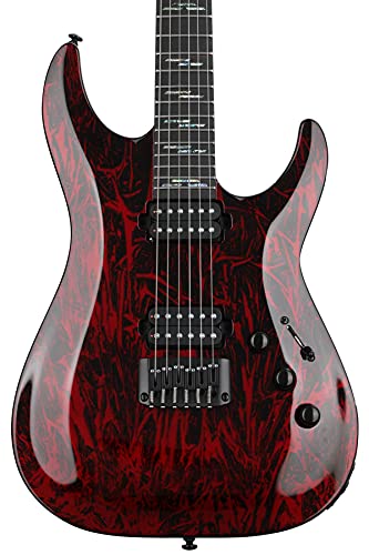 Schecter C-1 Silver Mountain - Blood Moon