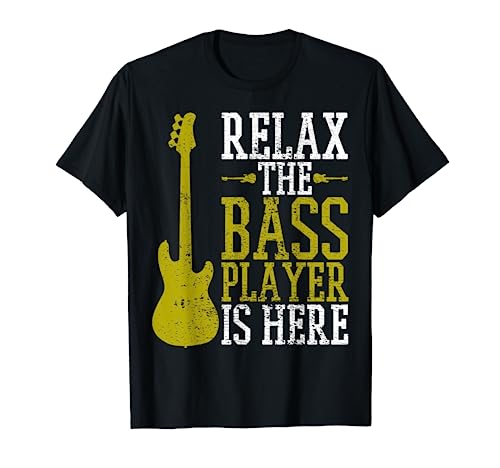 Bass Player Guitar Guitarist Music School Vintage T-Shirt