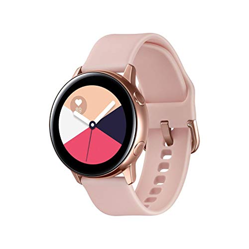 SAMSUNG Galaxy Watch Active (40MM, GPS, Bluetooth) Smart Watch with Fitness Tracking, and Sleep Analysis - Rose Gold (US Version)