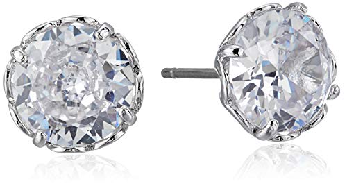 Kate Spade New York That Sparkle Round Earrings Clear/Silver One Size