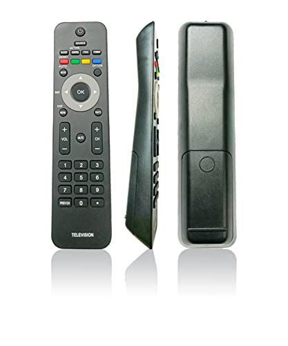 JISOWA Replacement Remote Control for 26MF337B/27E 19PFL5402D/27 42PFL5432D/37 47PFL5432D/37B 52PFL5603D/27B 19PFL3505D/F7 32PFL3506/F7 40PFL4707/F7 47MF438B/27B Philips LCD LED para TV